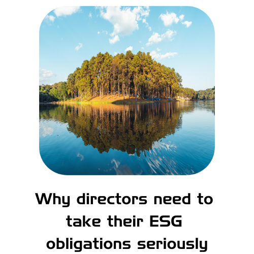 Why directors need to take their ESG seriously